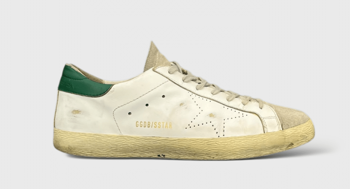 0000000993 Golden Goose Super Star Gris/Blanc/Vert 41