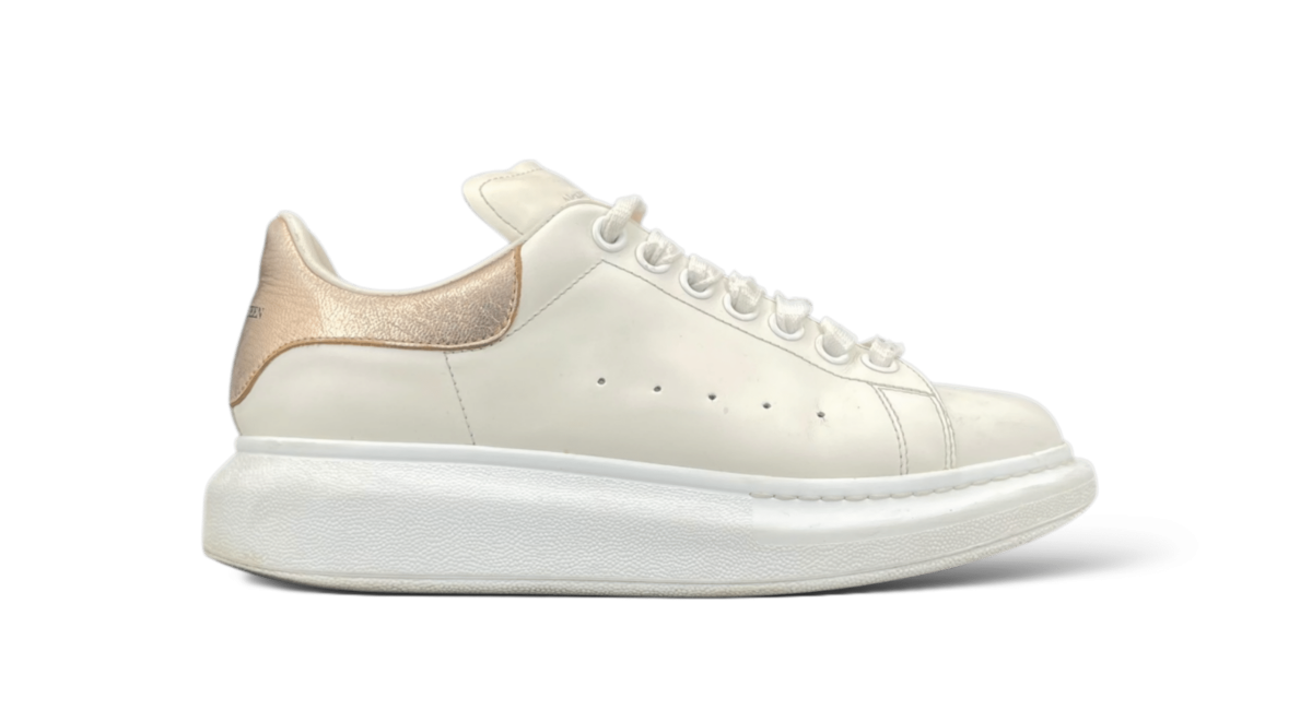 Alexander Mcqueen Oversize Blanc/Doré 38