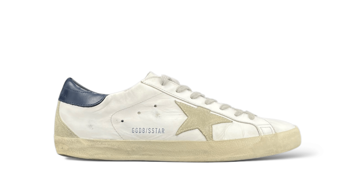 Golden Goose Super Star Blanc/Beige/Bleu Marine 43