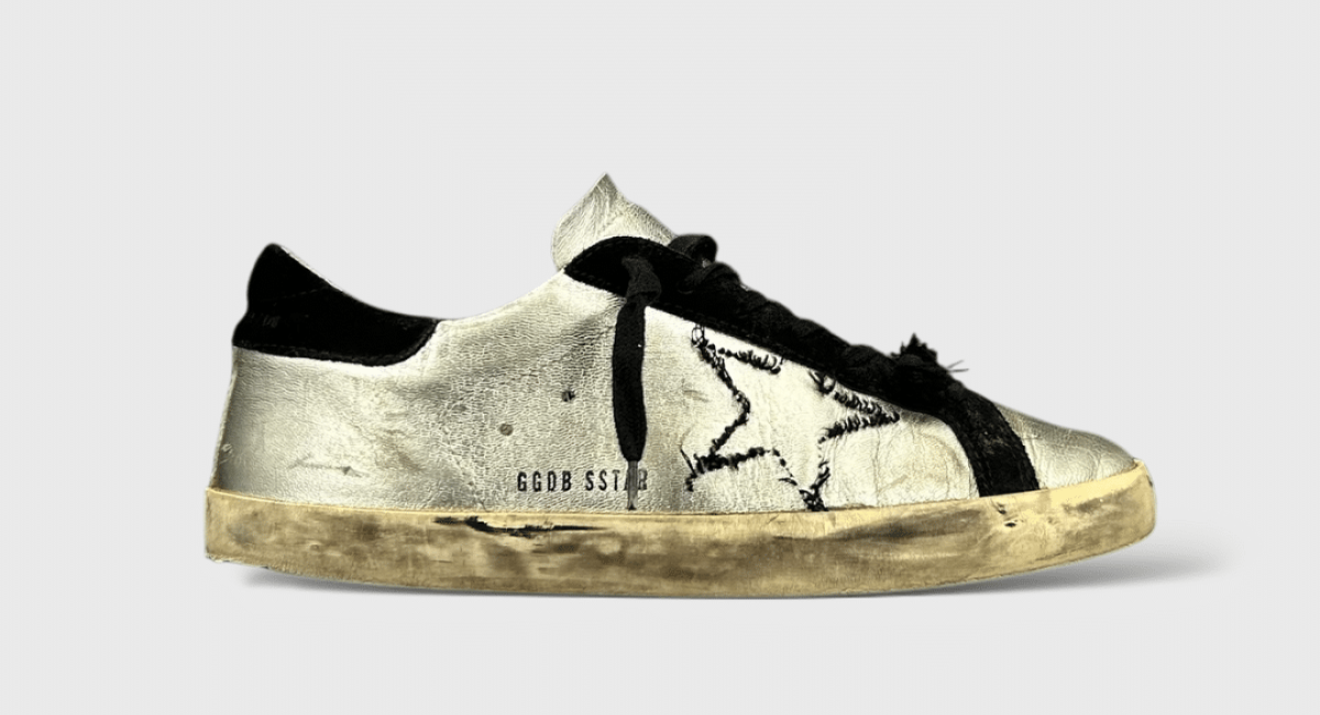 7967 Golden Goose Super Star Argent/Noir 41