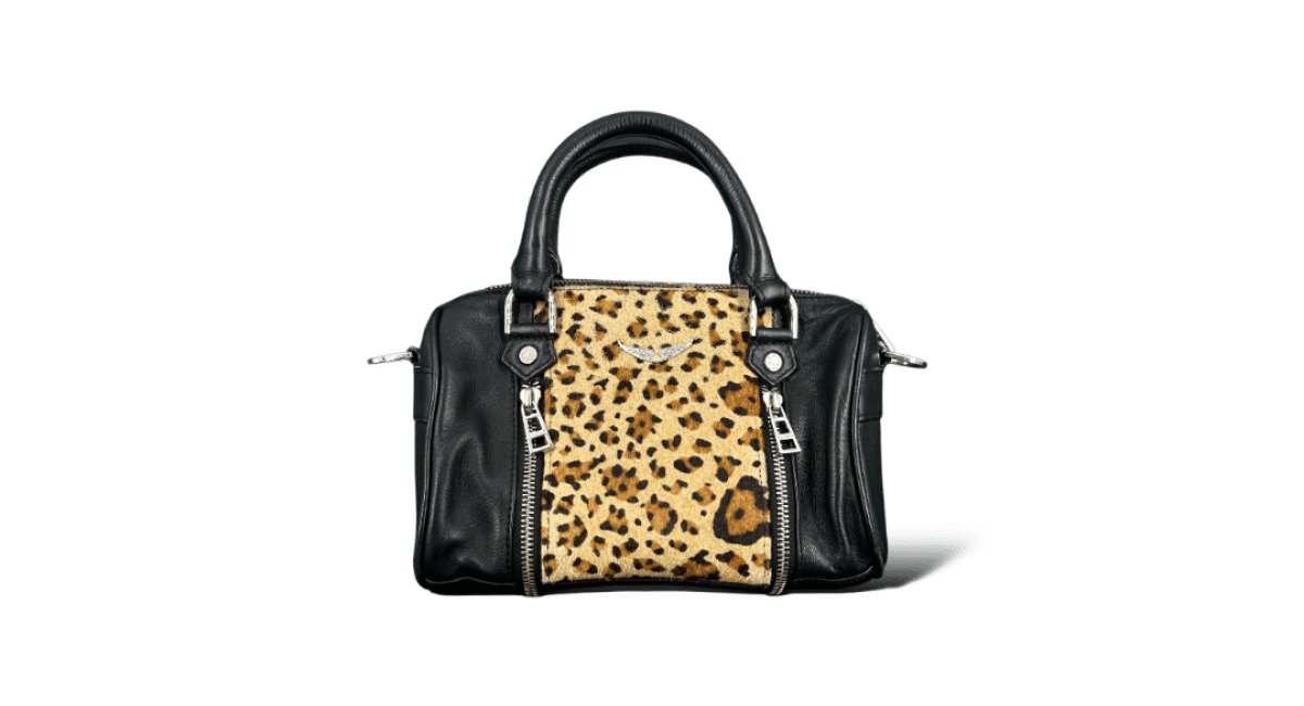 0000001910 Zadig et Voltaire sunny Noir/léopard Small