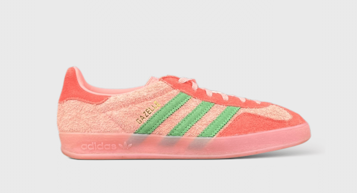 8537 Adidas Gazelle Rose/Vert 38