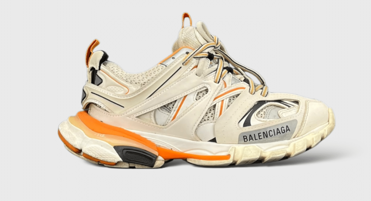 0000000213 Balenciaga Track Blanc/Orange 37