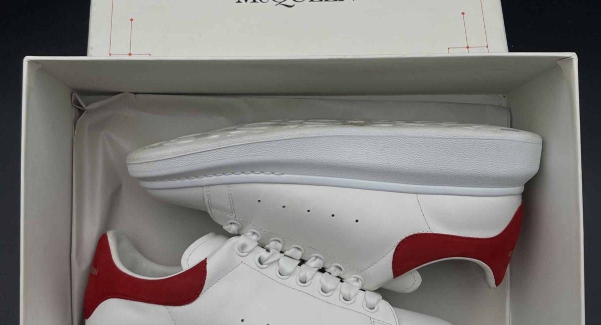 Alexander Mcqueen Oversize blanche/rouge 42