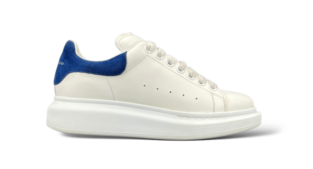 Alexander Mcqueen Oversize Blanc/Bleu Marine 37
