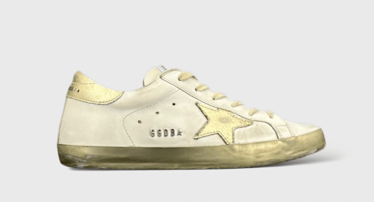 9458 Golden Goose Superstar Blanc/Or 39