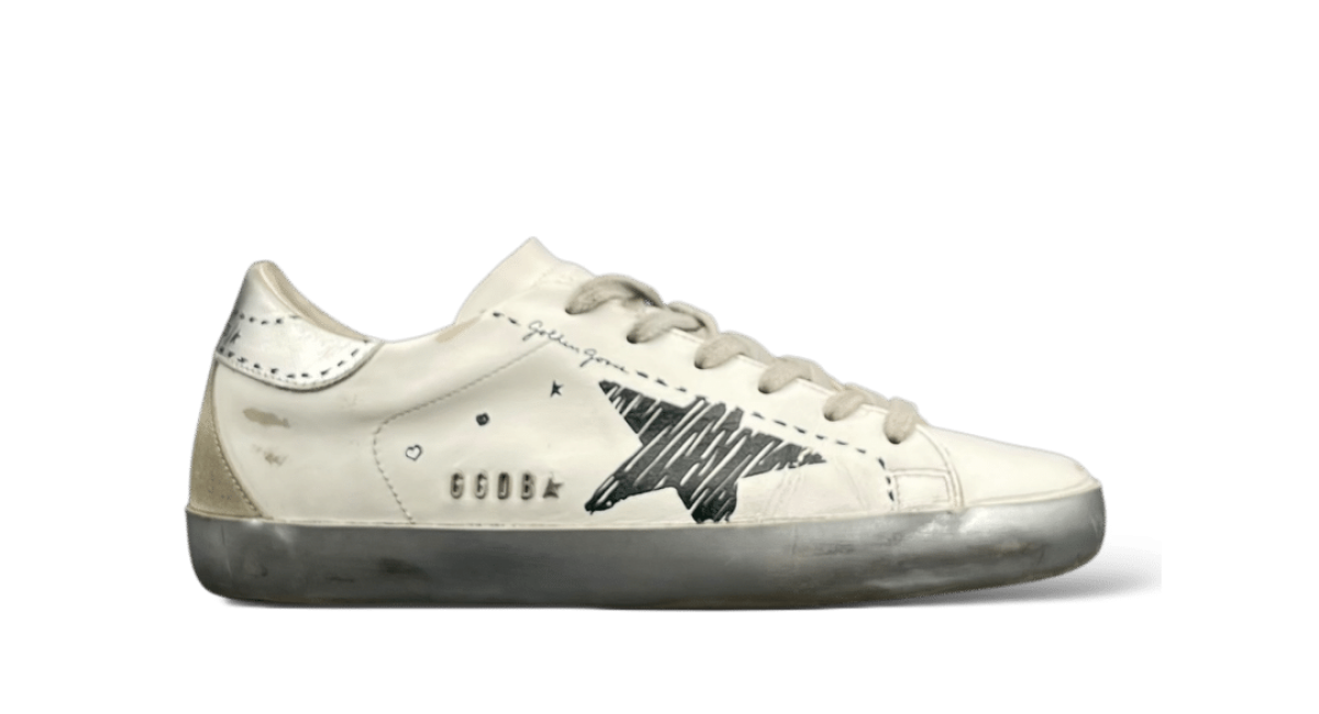 0000001562 Golden Goose Super Star argent 36
