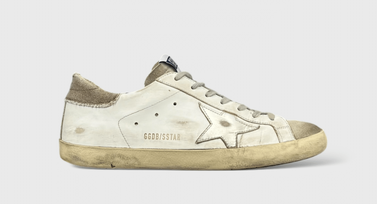 8023 Golden Goose Super Star Blanc/Marron 41