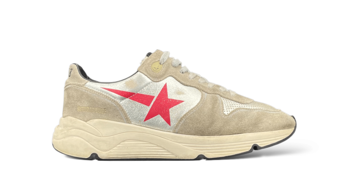 Golden Goose Running Argent/Rouge 41