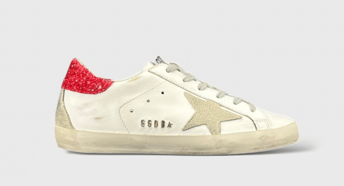 8561 Golden Goose Super Star Blanc/Rouge 36