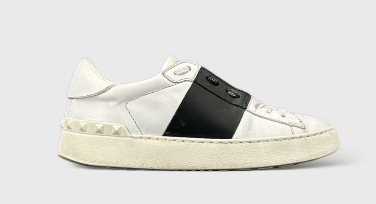 0000000613 Valentino Open Blanc/Noir 36