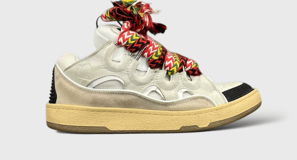 9407 Lanvin Curb Blanc/Rouge/Vert/Jaune 40