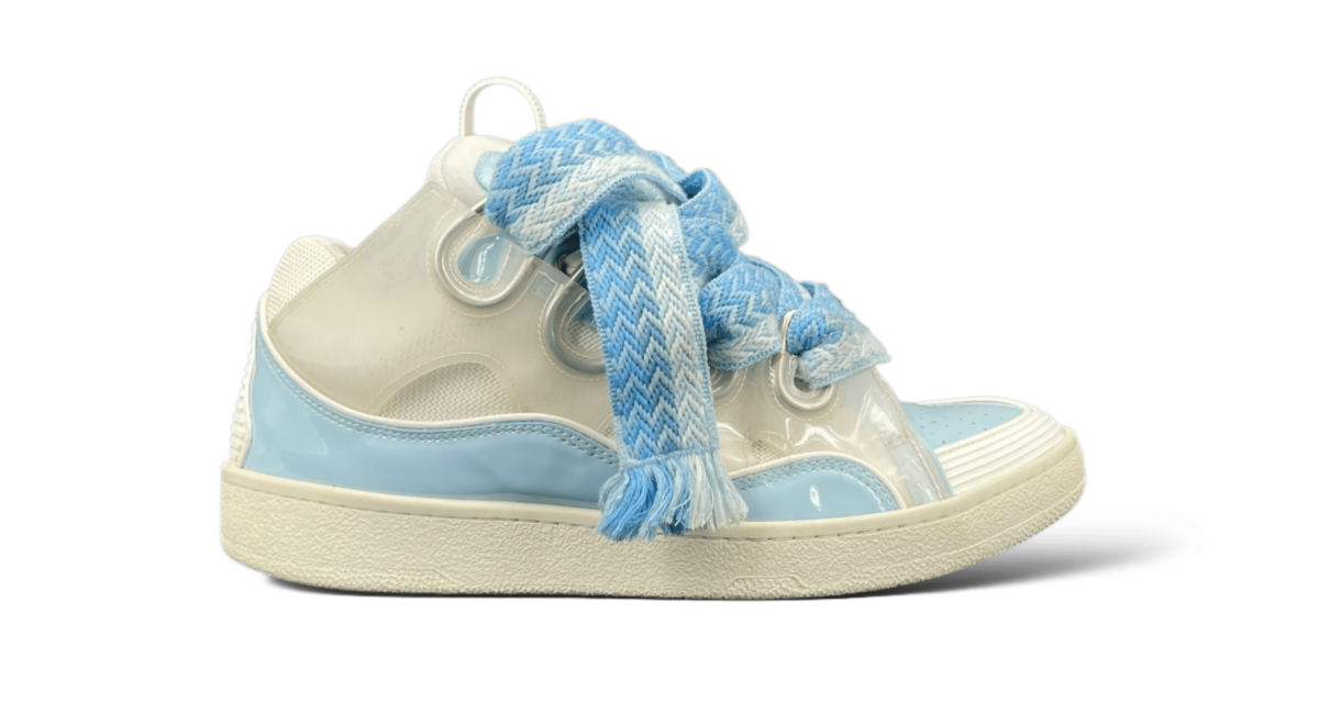 Lanvin Curb Blanc/Bleu ciel 42
