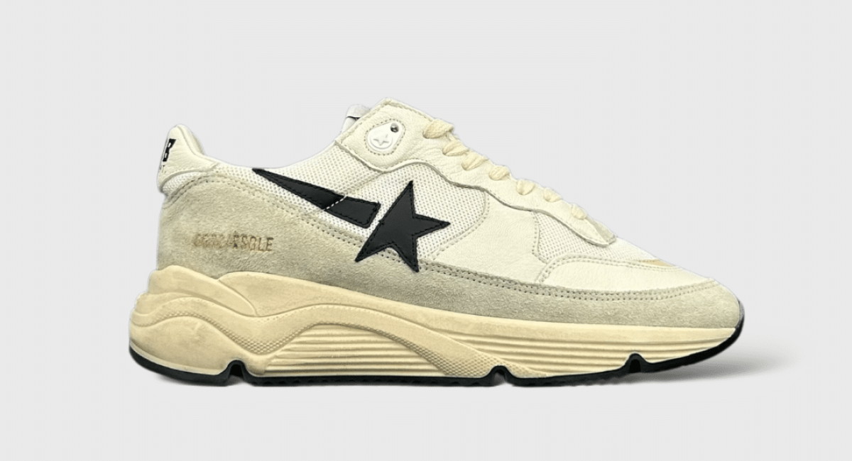 8905 Golden Goose Running Blanc/Noir/Crème/Gris 37