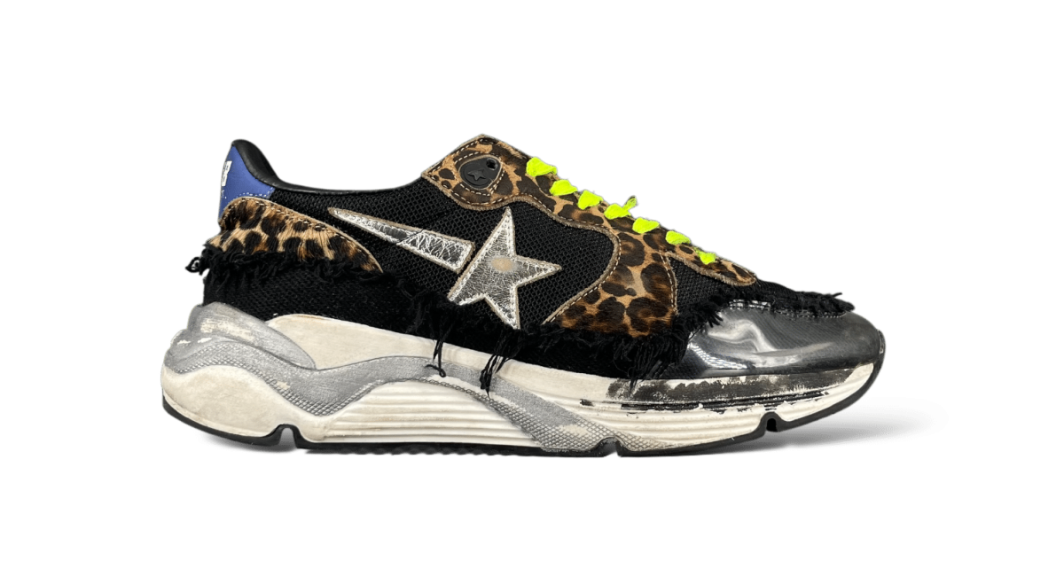 Golden Goose Running leopard/ noir/ blanc/ 38