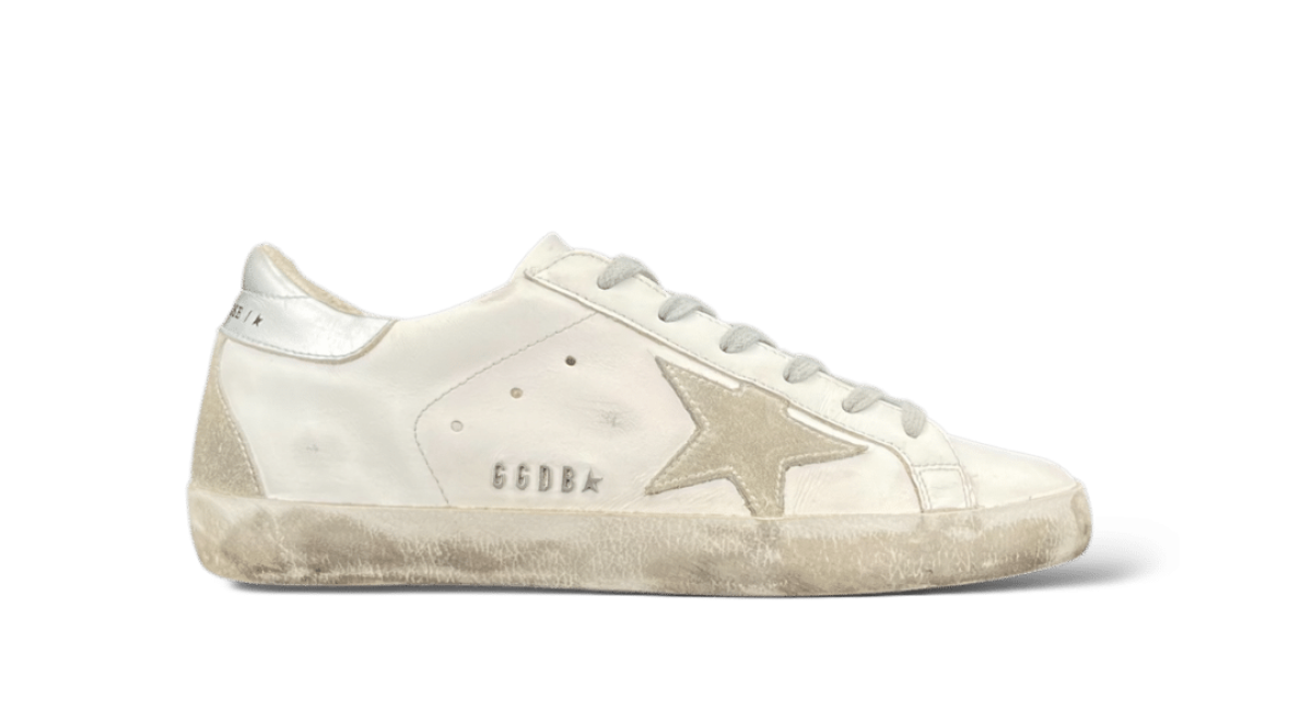 Golden Goose Super Star Blanc/Argent 37