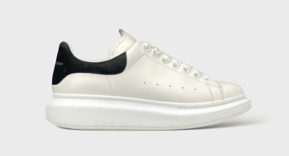 Alexander McQueen Oversize Blanc/Daim Noir 39