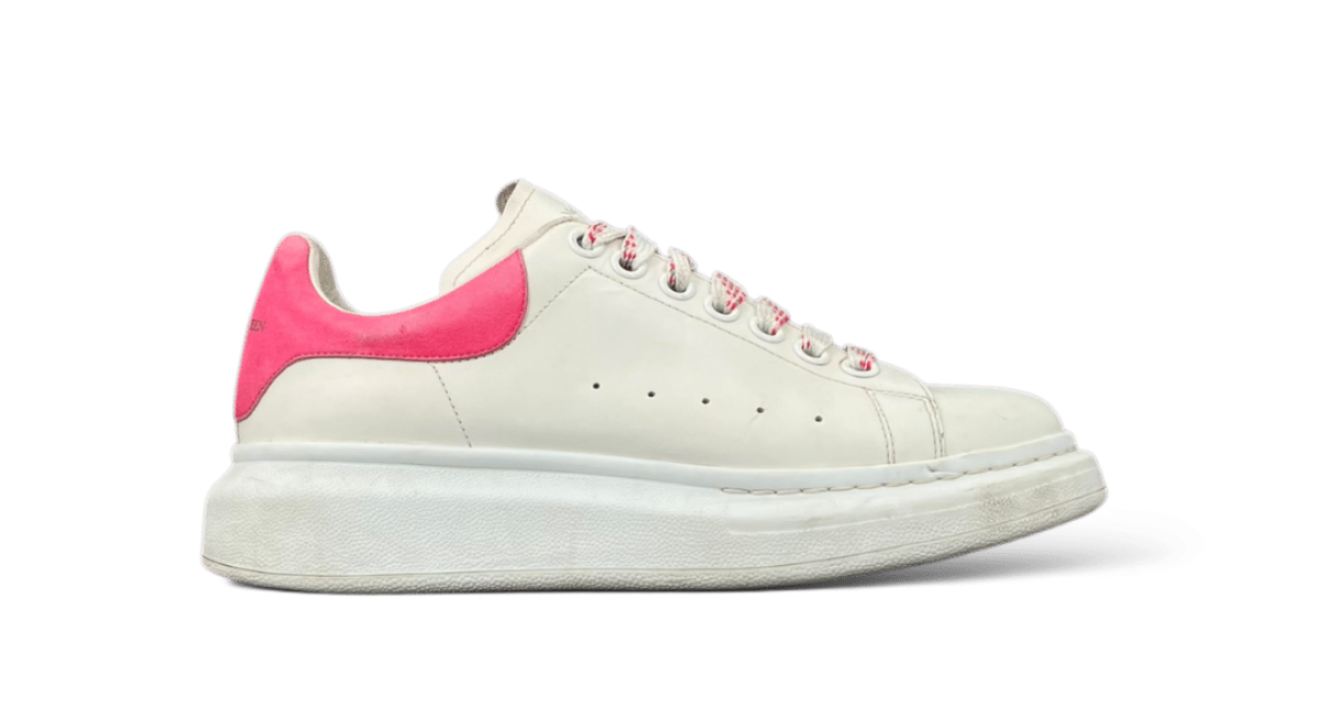 0000002289 Alexander Mcqueen Oversize Rose Blanc 38