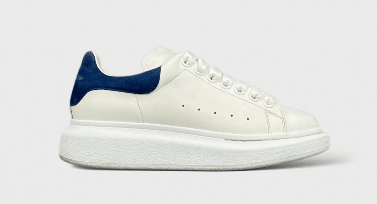 0000000560 Alexander Mcqueen Oversize Blanc/Bleu 36