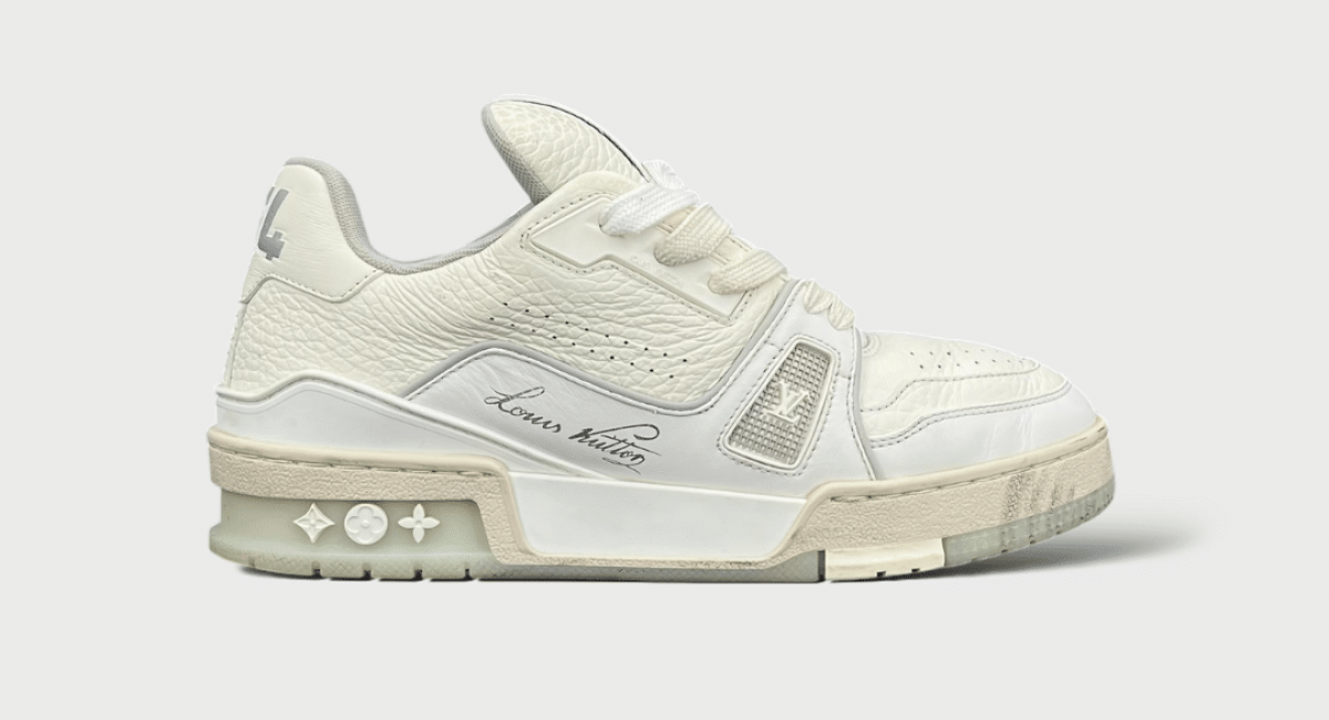 Louis Vuitton Trainer Blanc/Beige 35,5