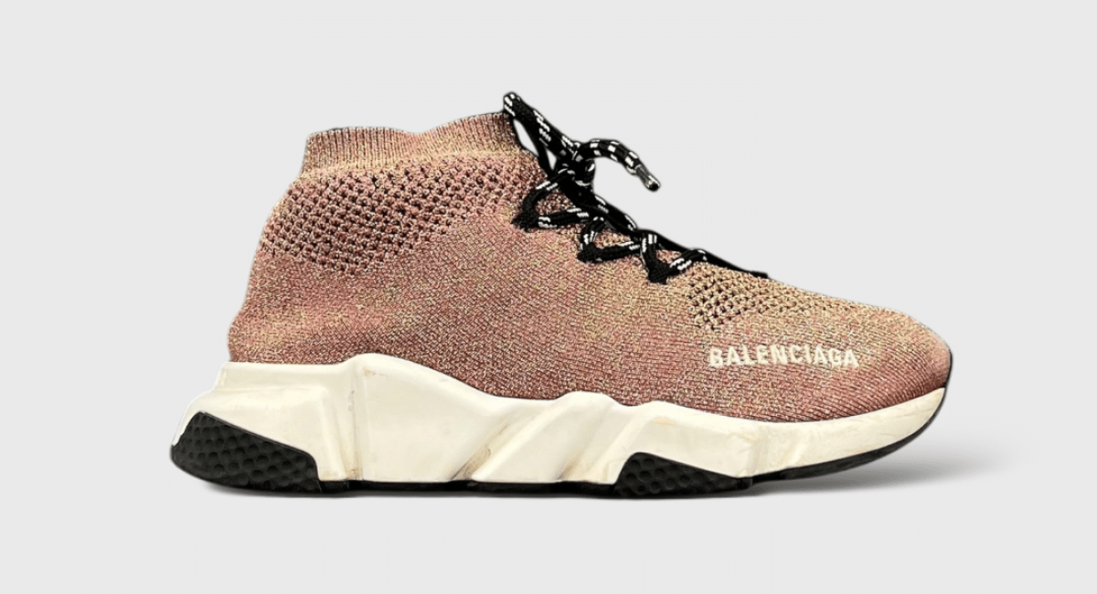 7913 Balenciaga Speed Trainer Rose/Noir 36