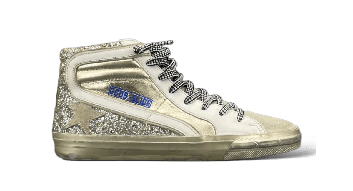 0000001387 Golden Goose Slide argenté 38