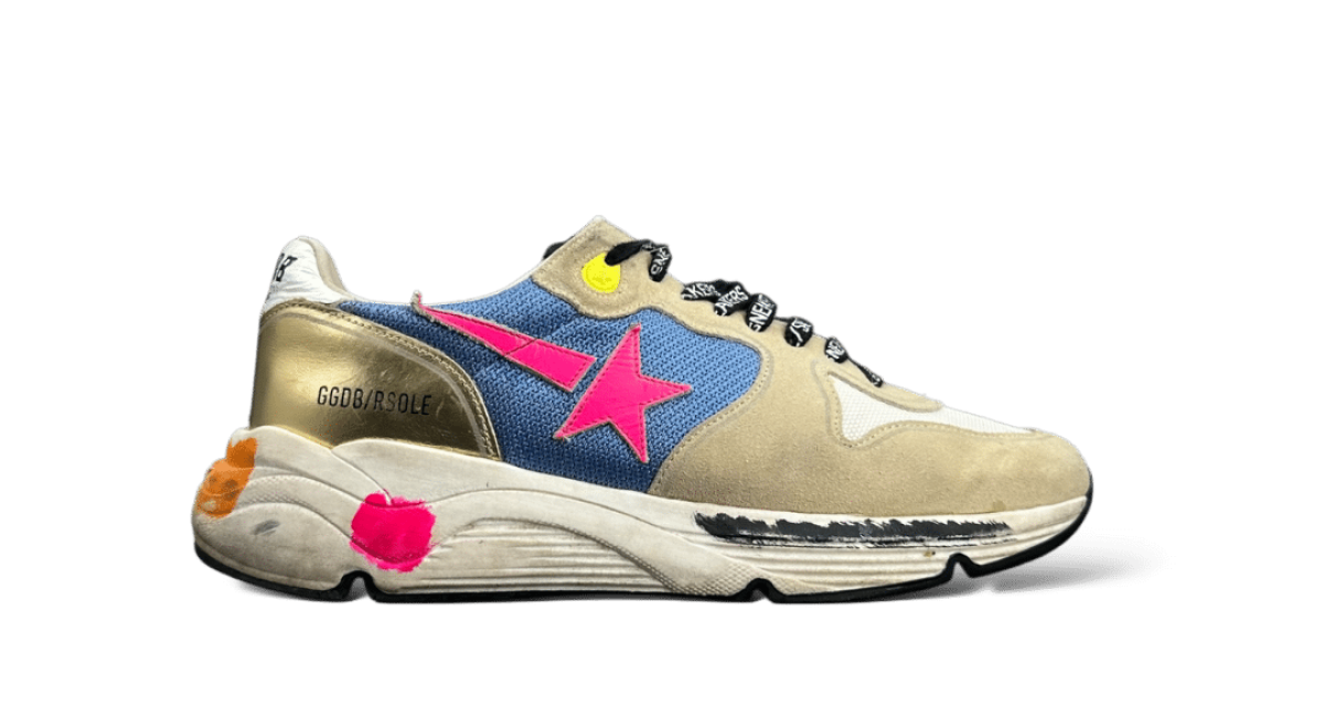 0000001804 Golden Goose Running marron/rose/bleu 40