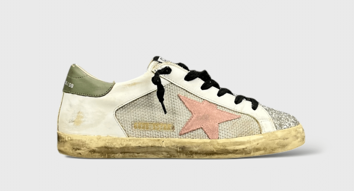 7715 Golden Goose Super Star Blanc/Argent 38