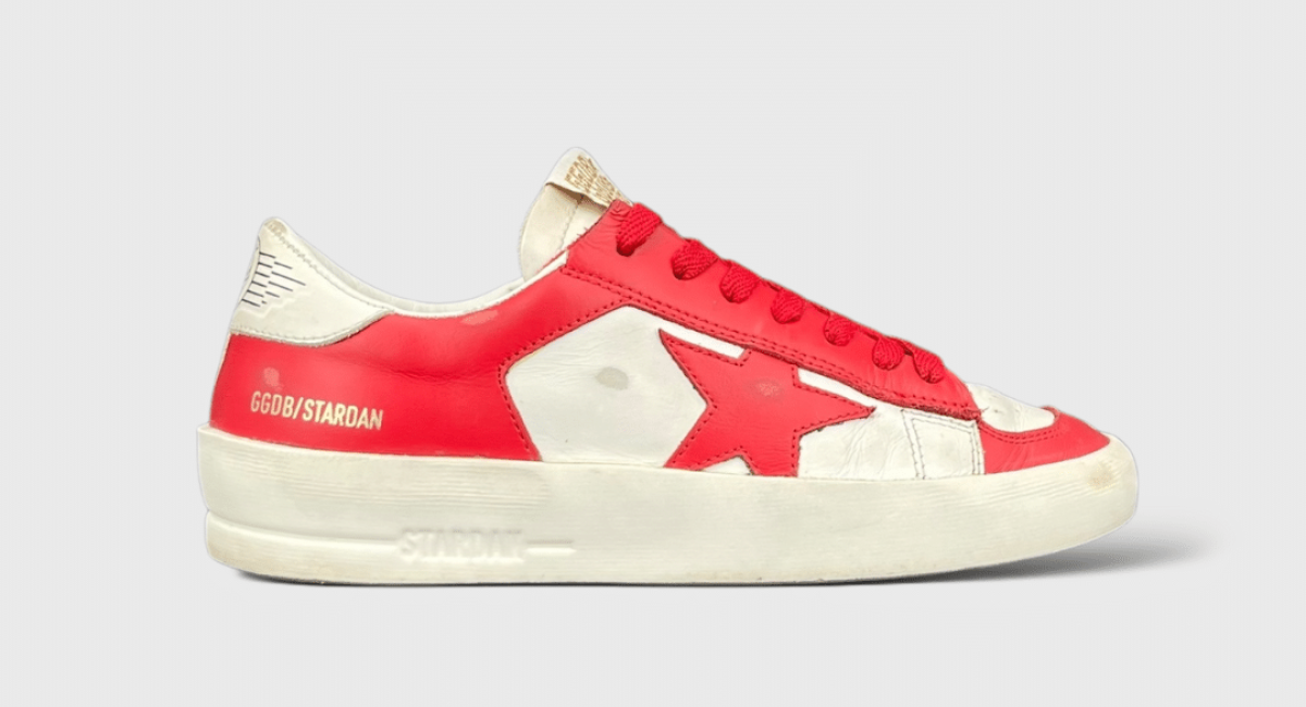 0000000481 Golden Goose Stardan Blanc/Rouge 36