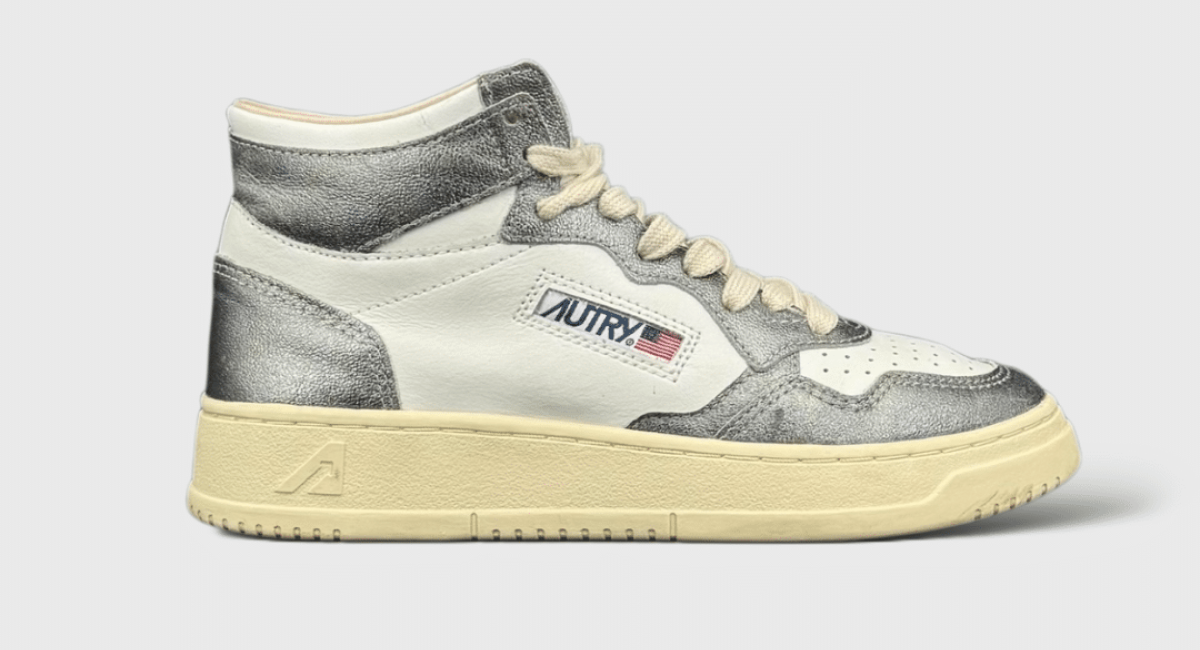 0000000271 Autry Mid Blanc/Argenté 36
