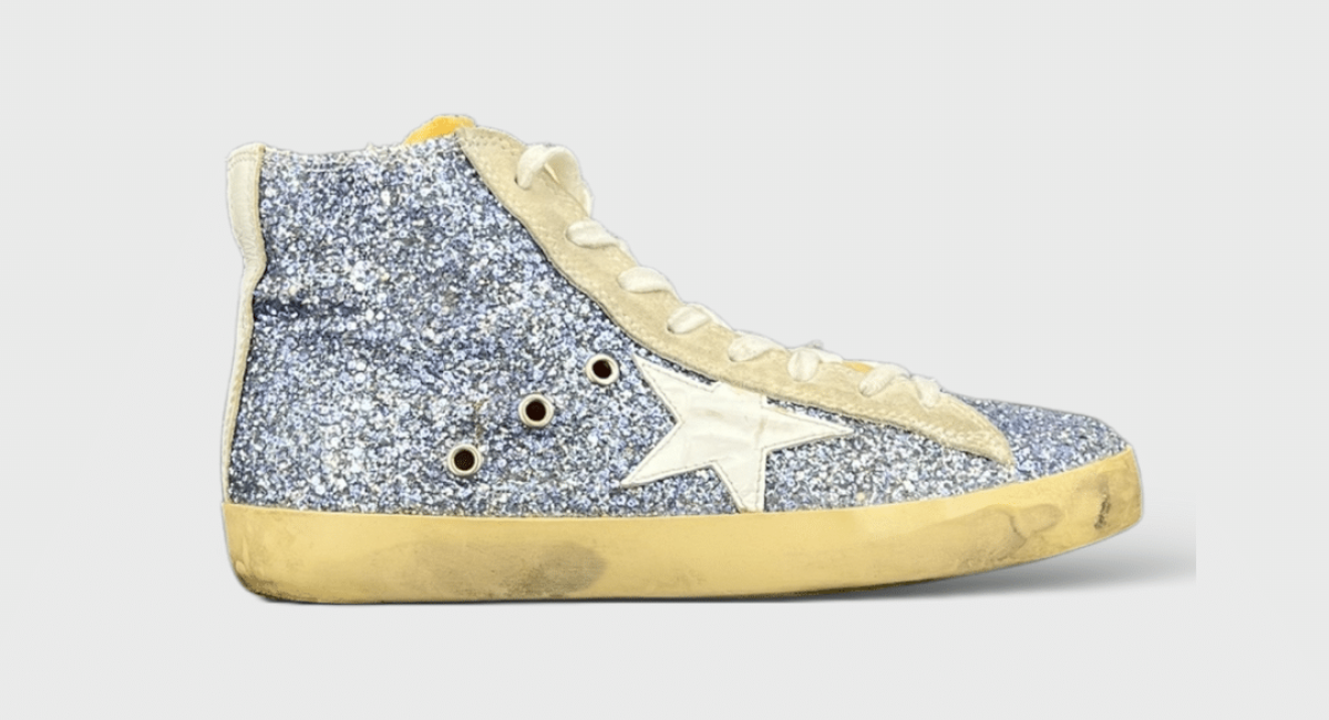 0000000476 Golden Goose Francy bleu/paillette 37