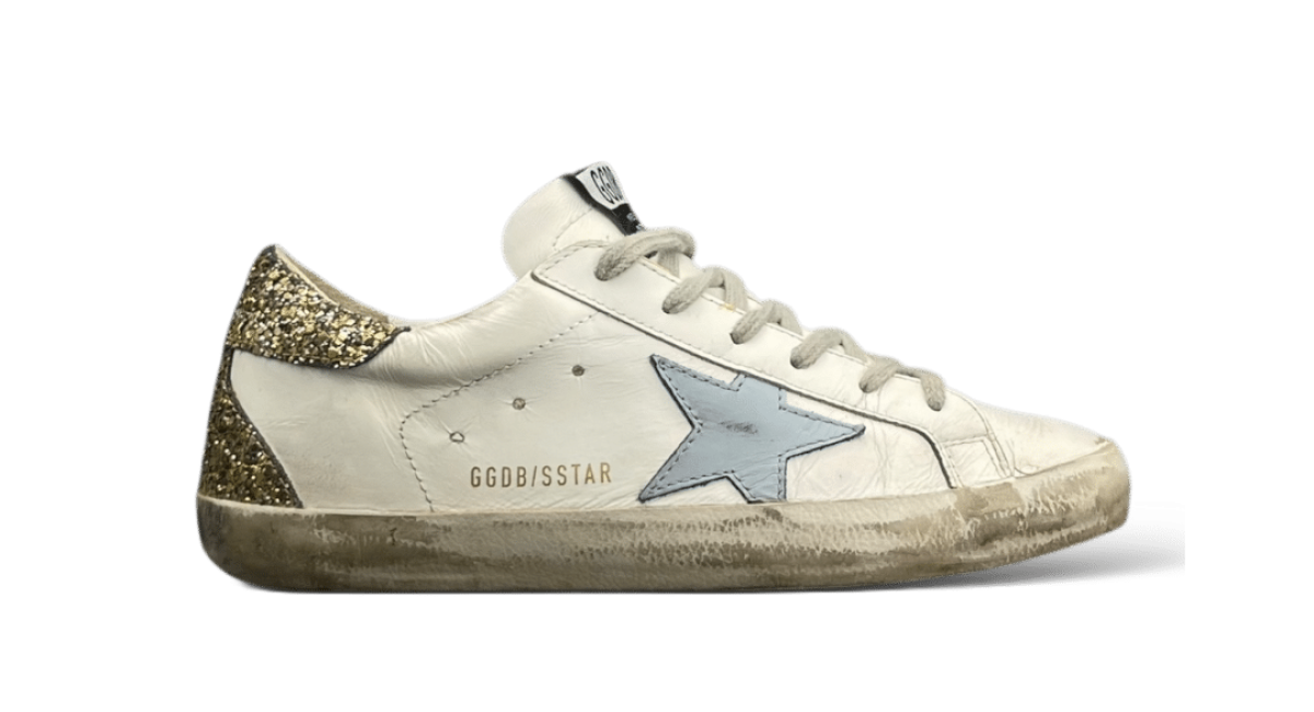 0000001398 Golden Goose Super Star bleu clair 38