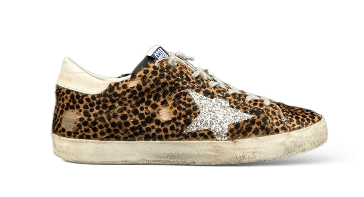 0000001159 Golden Goose Super Star Paillette/Léopard 37