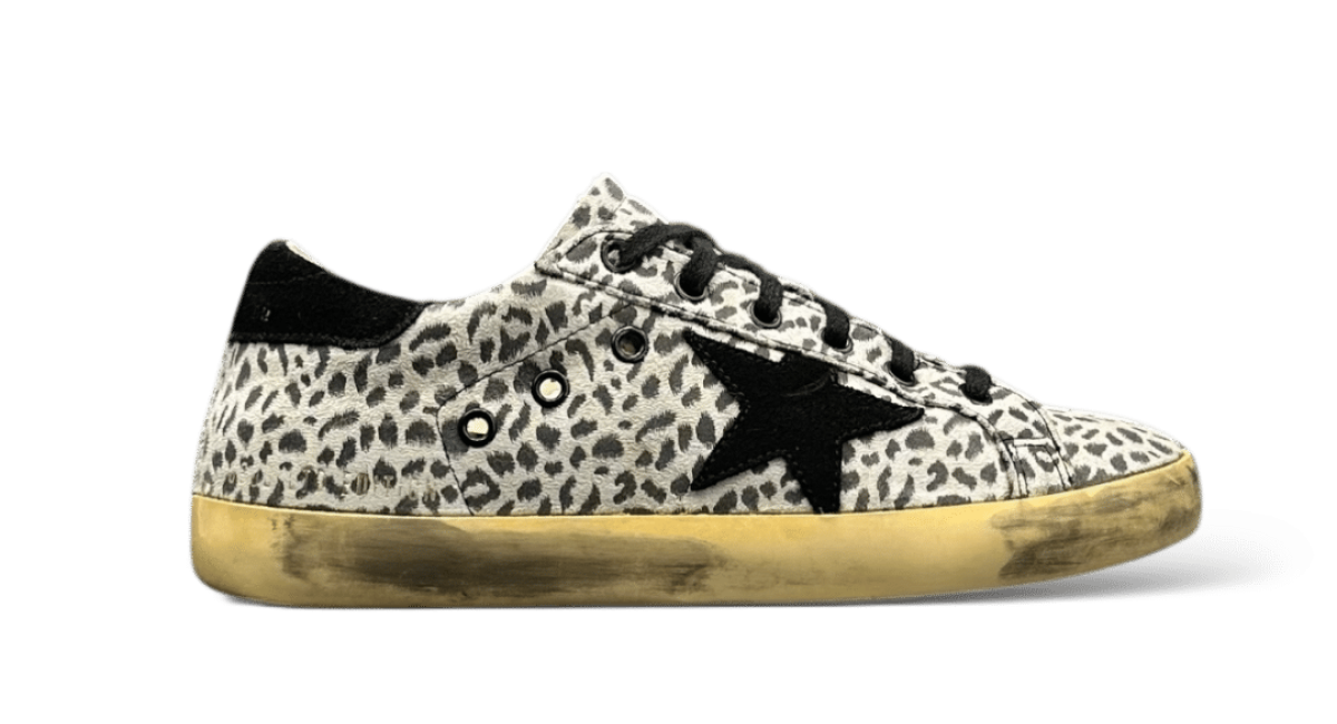 0000001291 Golden Goose Super Star Léopard/Blanc/Noir 38