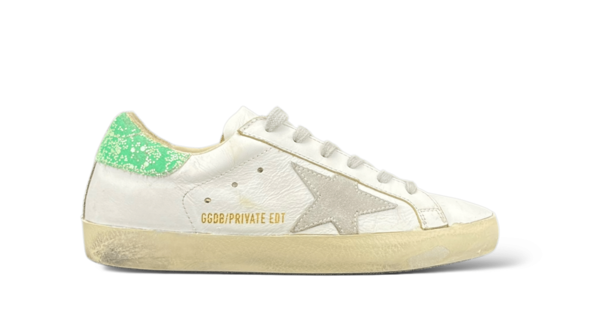 Golden Goose Super Star Blanc/Gris/Vert 35