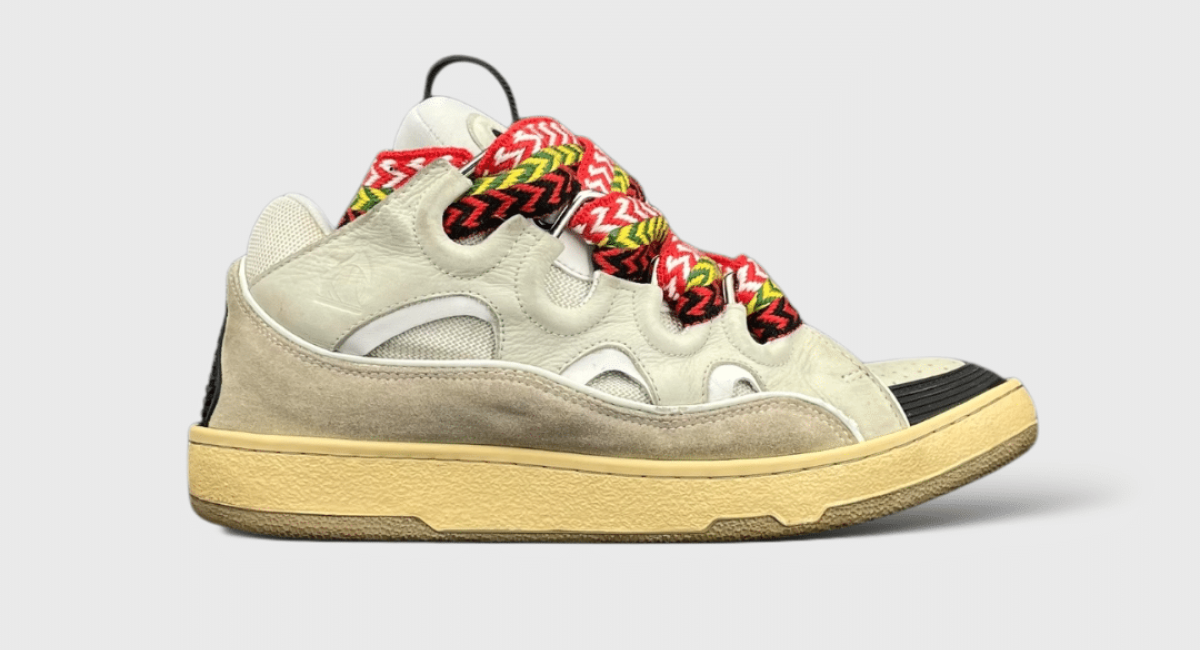 9409 Lanvin Curb Blanc/Rouge/Vert/Jaune 43