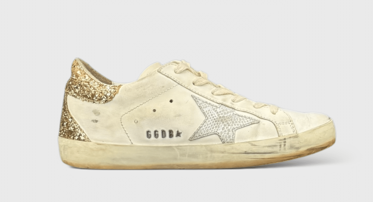 0000000433 Golden Goose Super Star Blanc/or/gris 36