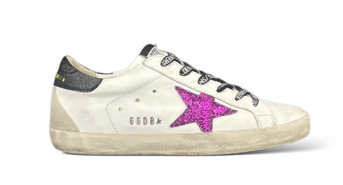 0000001403 Golden Goose Super Star Blanc/Violet 38