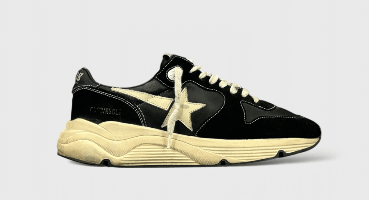 9116 Golden Goose Running Noir/crème 43