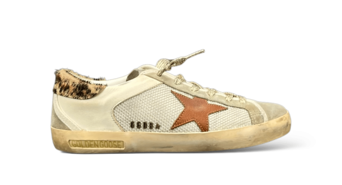 0000001634 Golden Goose Super Star Blanc/Léopard 37