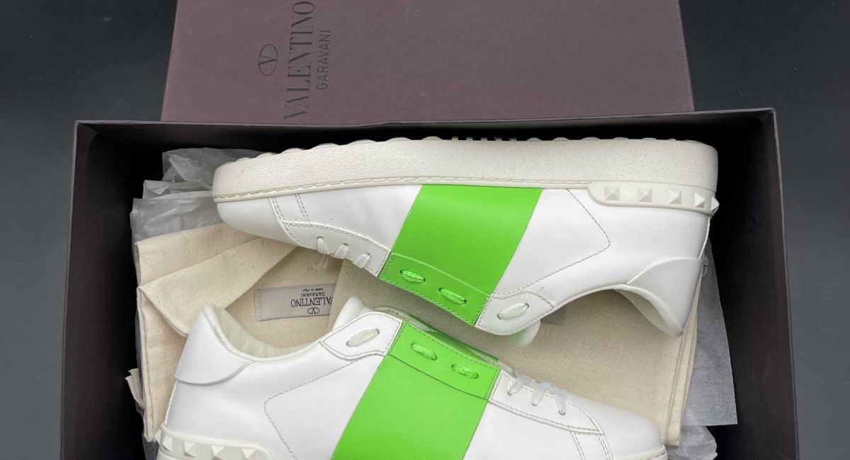 Valentino Open Blanche Verte 41,5