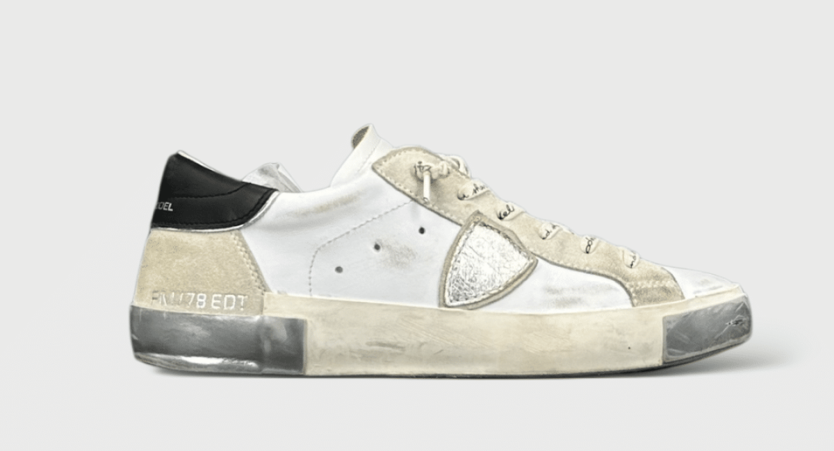 0000000704 Philippe Model PRSX Blanc/noir/argent 38