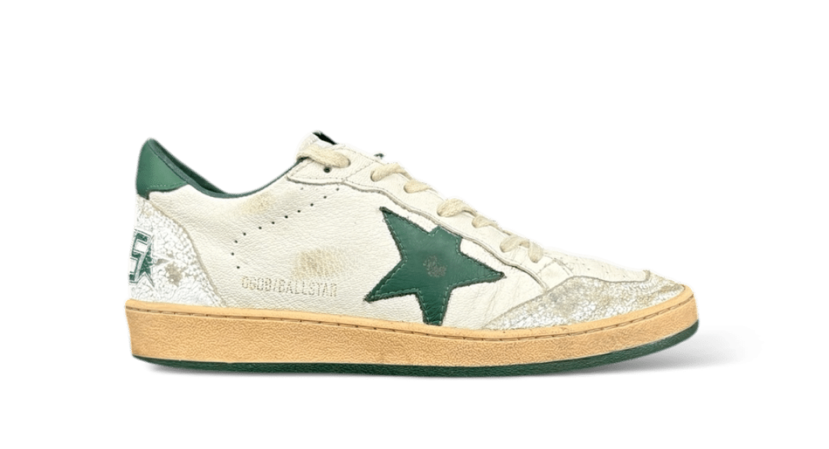0000002024 Golden Goose Ball Star Vert/Blanc 38