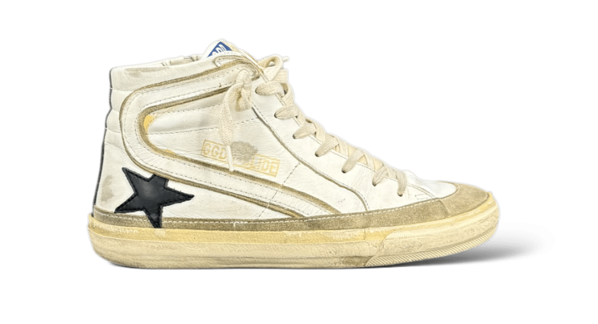0000002273 Golden Goose Slide Blanc/Beige 36