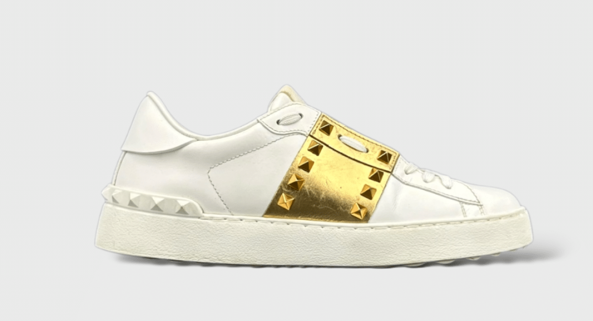 0000000409 Valentino Rockstud Doré/blanc 39,5