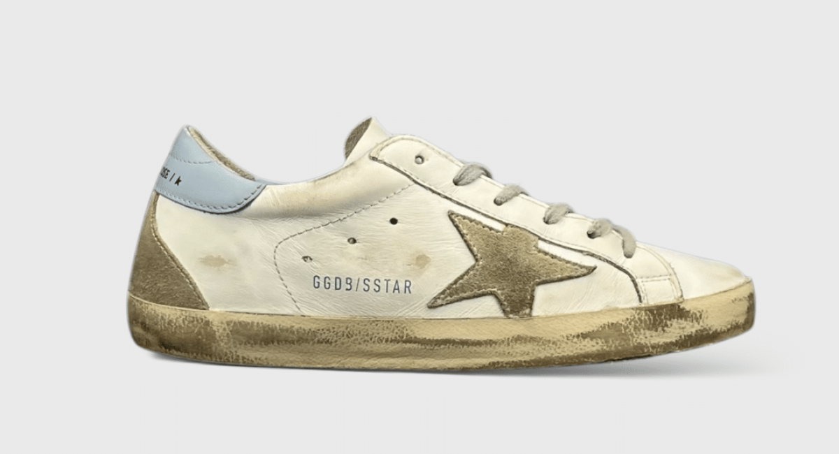 0000000272 Golden Goose Super Star Blanc/Bleu 37
