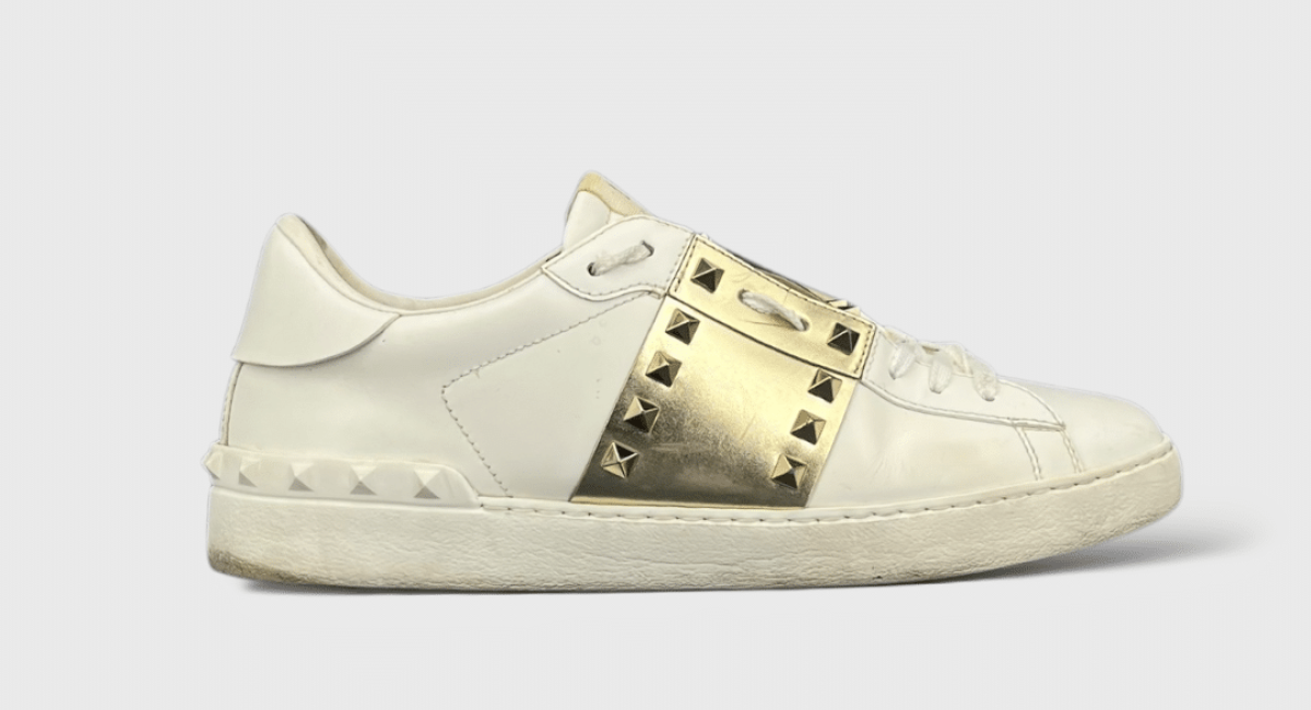 0000000738 Valentino Rockstud Blanc/Or 41,5