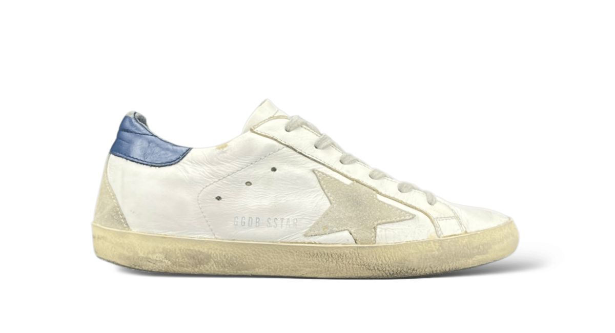 Golden Goose Super Star Blanc/Beige/Bleu 36