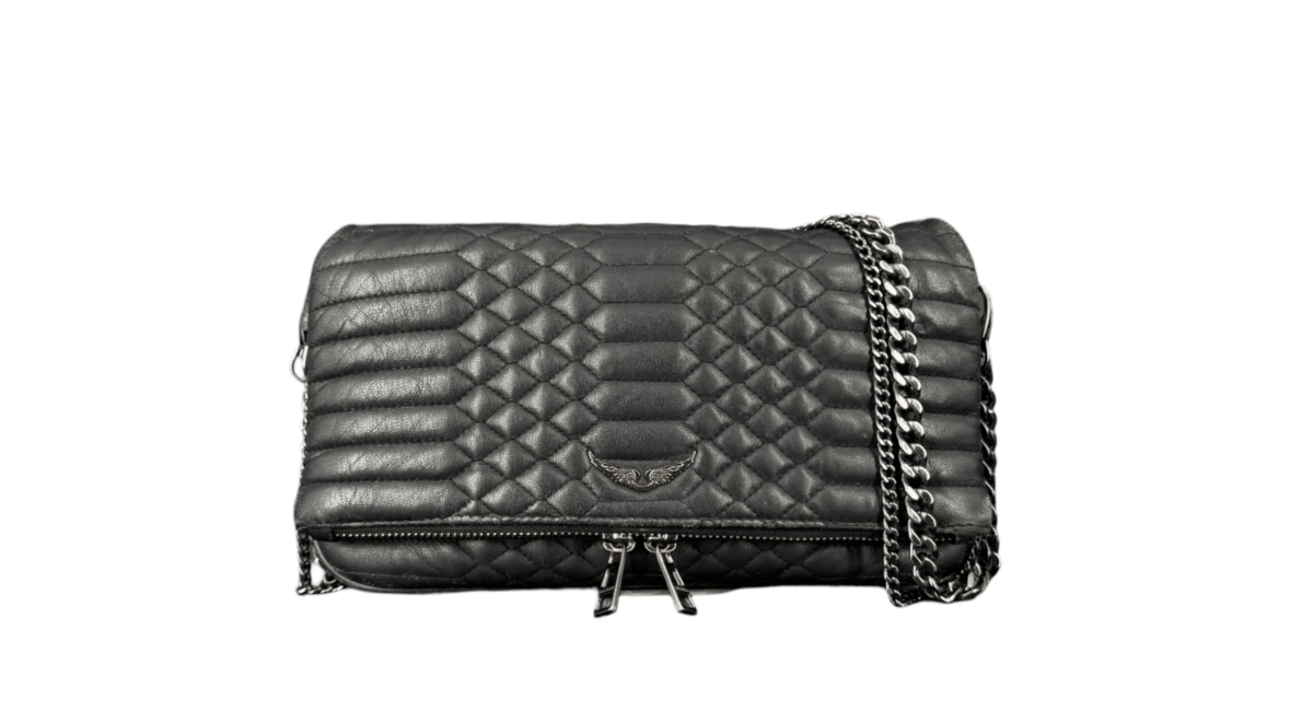 0000001970 Zadig et Voltaire Pochette Noire Médium