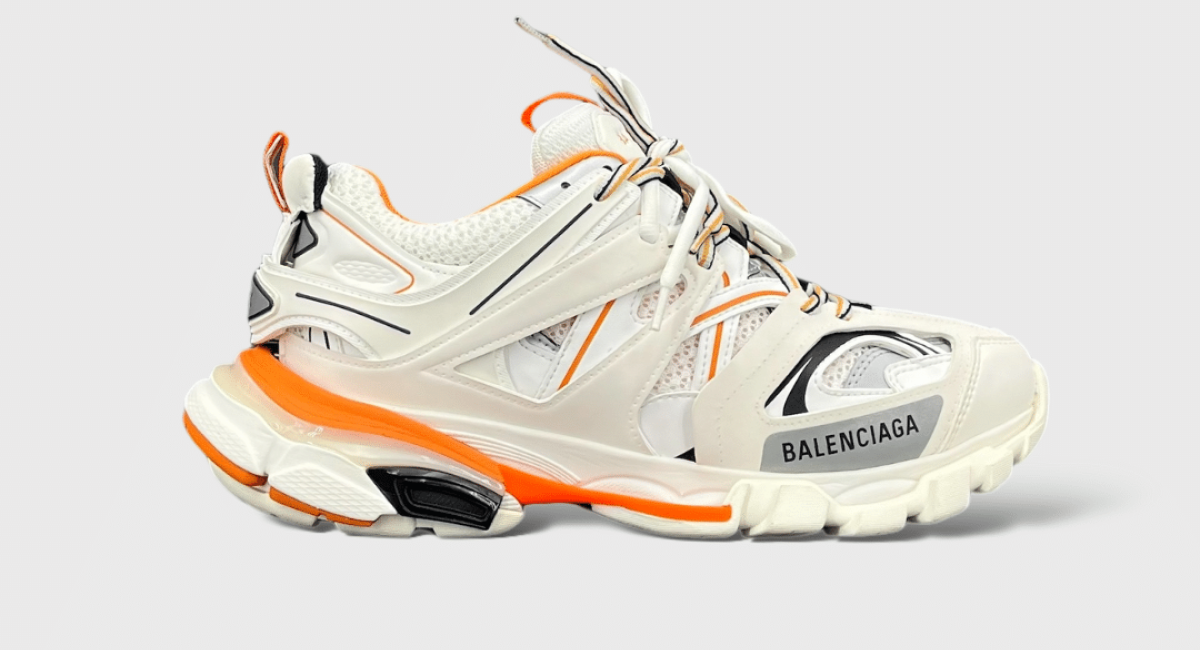 8304 Balenciaga Track Blanc/Orange/Noir 39